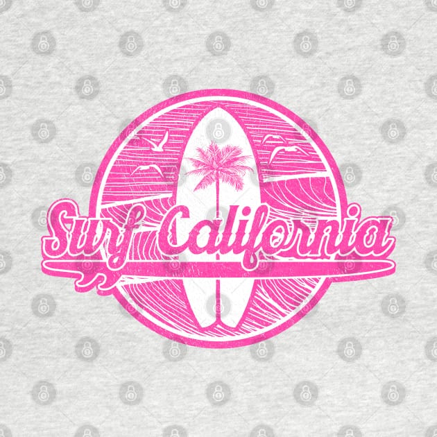 Surf California (Pink) by cjboco